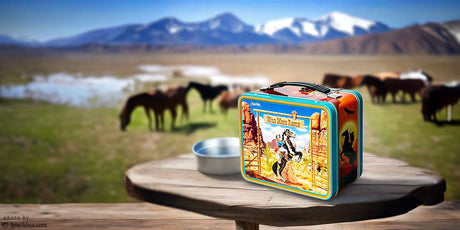 Cowgirl Embossed Lunch Box