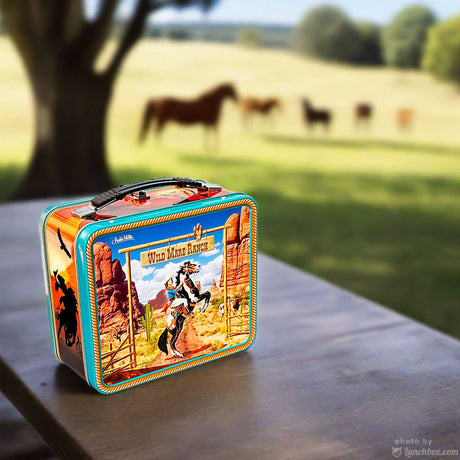 Cowgirl Metal Lunch Box