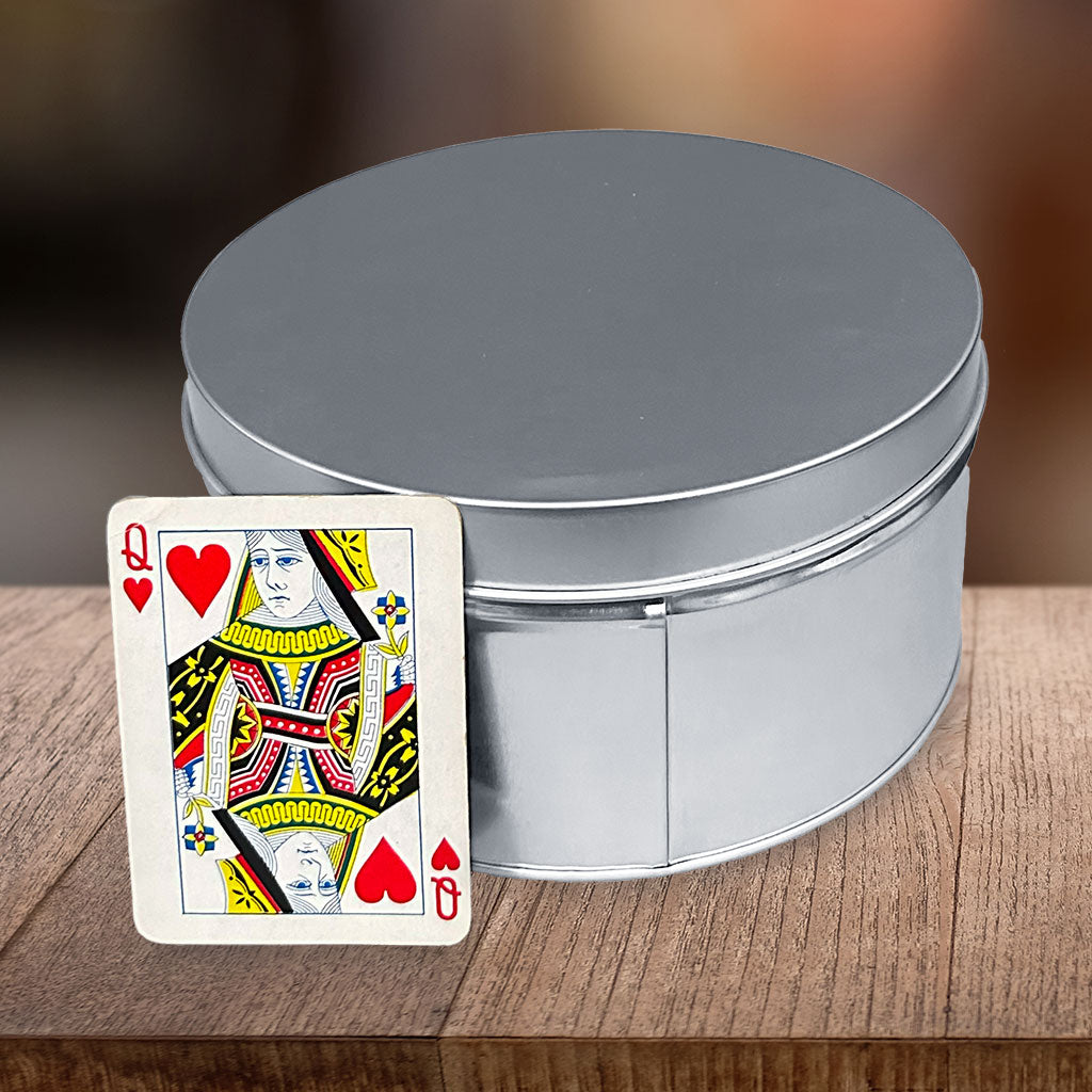 Large Round Metal Lunch Box