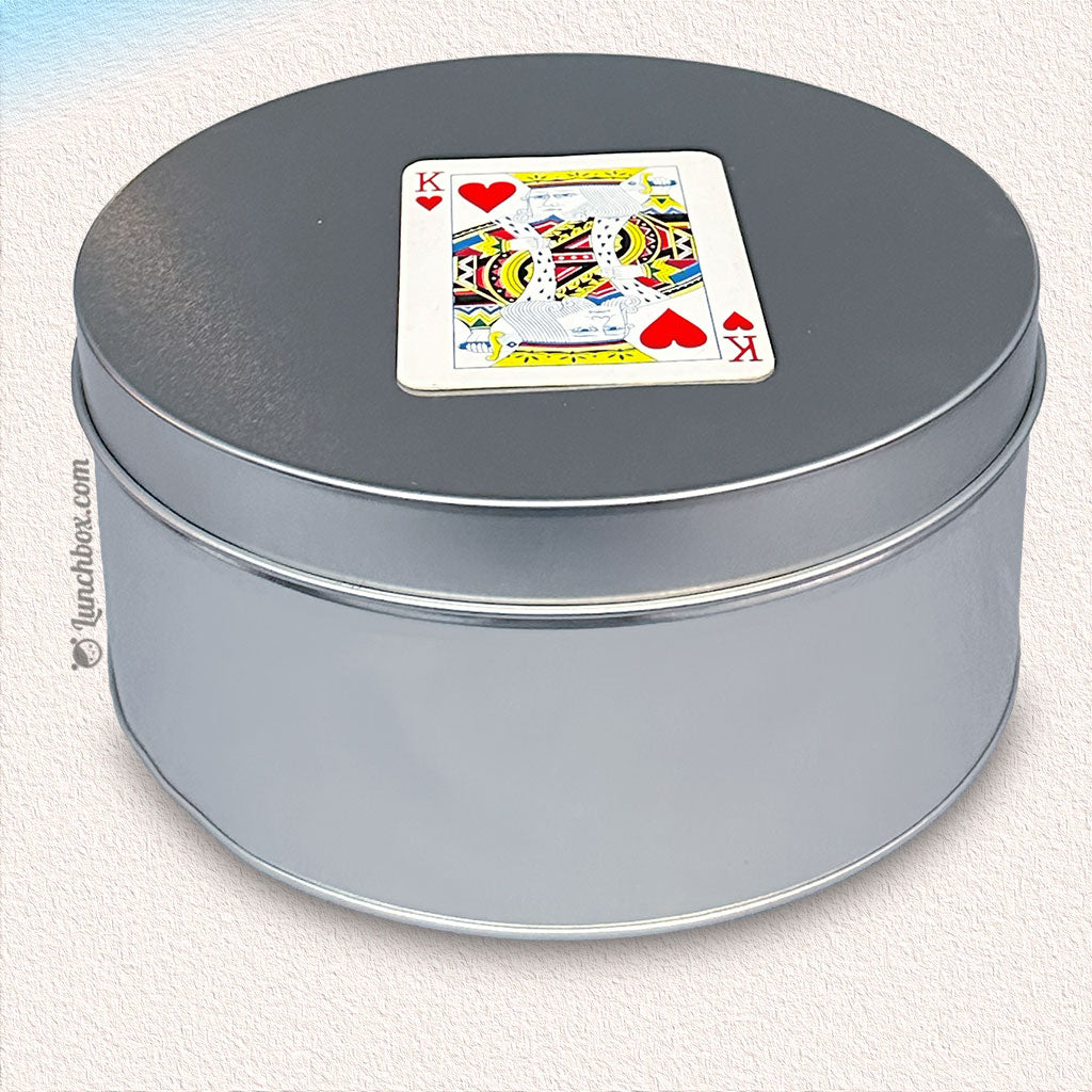 Large Round Tin Box