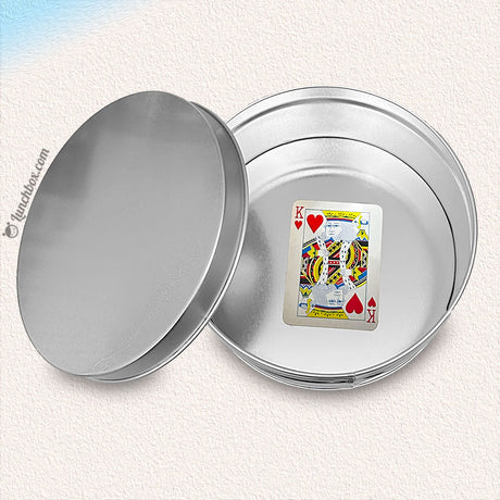 Large Round Tin Box
