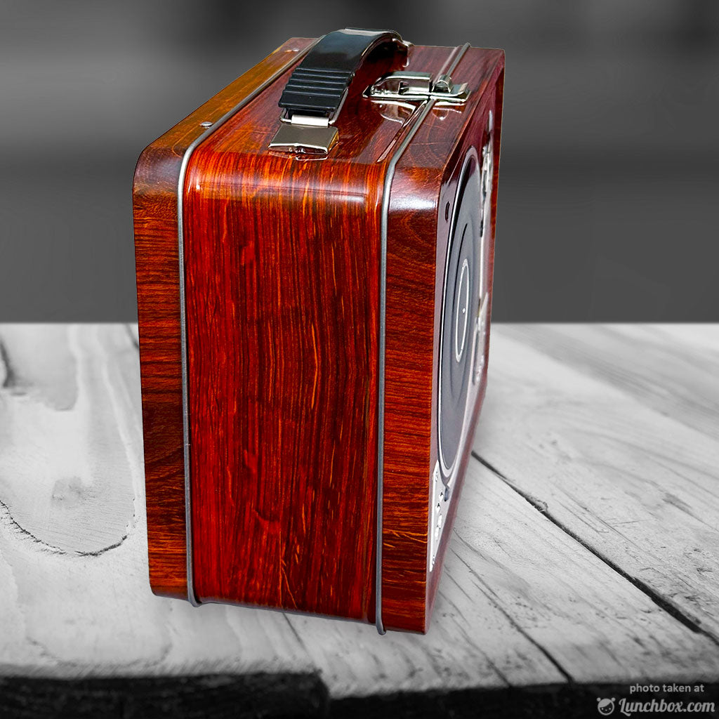 Turntable Metal Lunch Box