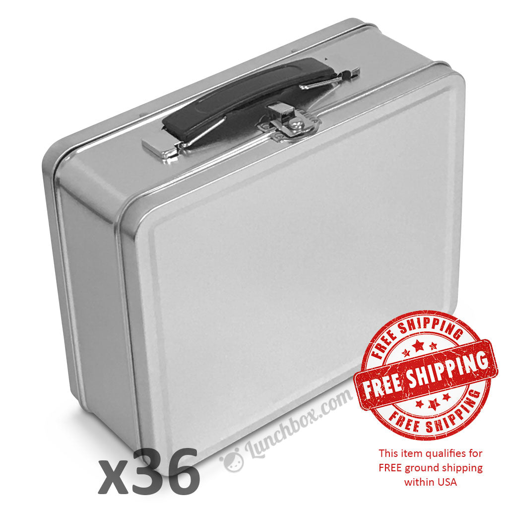ASI Wholesale Plain Metal Lunch Boxes