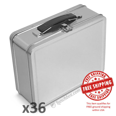 ASI Wholesale Plain Metal Lunch Boxes