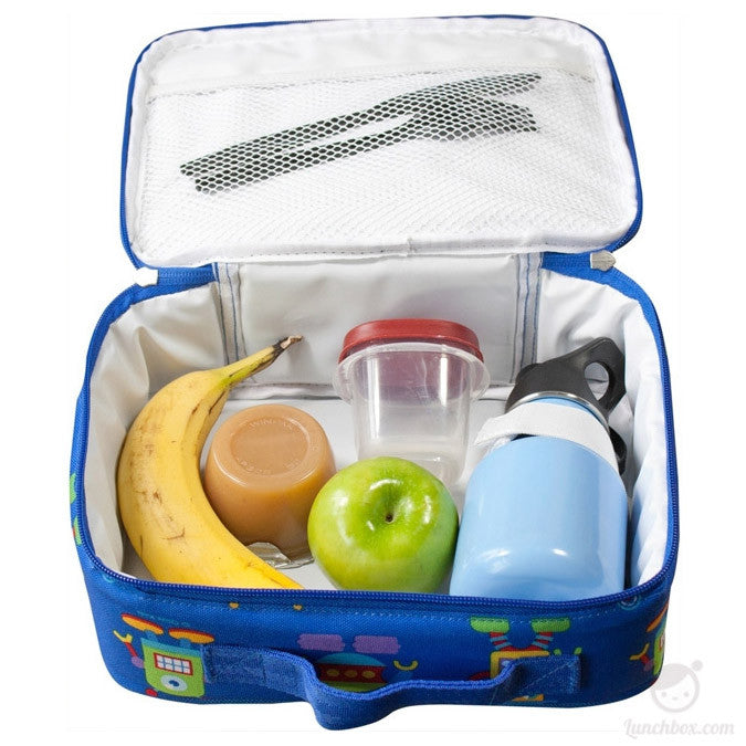 Blue Robots Lunch Box