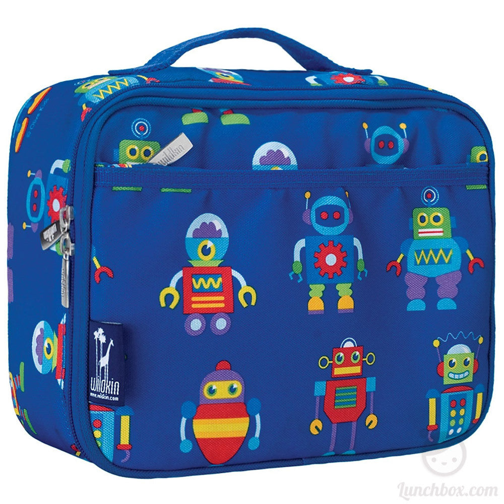 Blue Robots Lunchbox