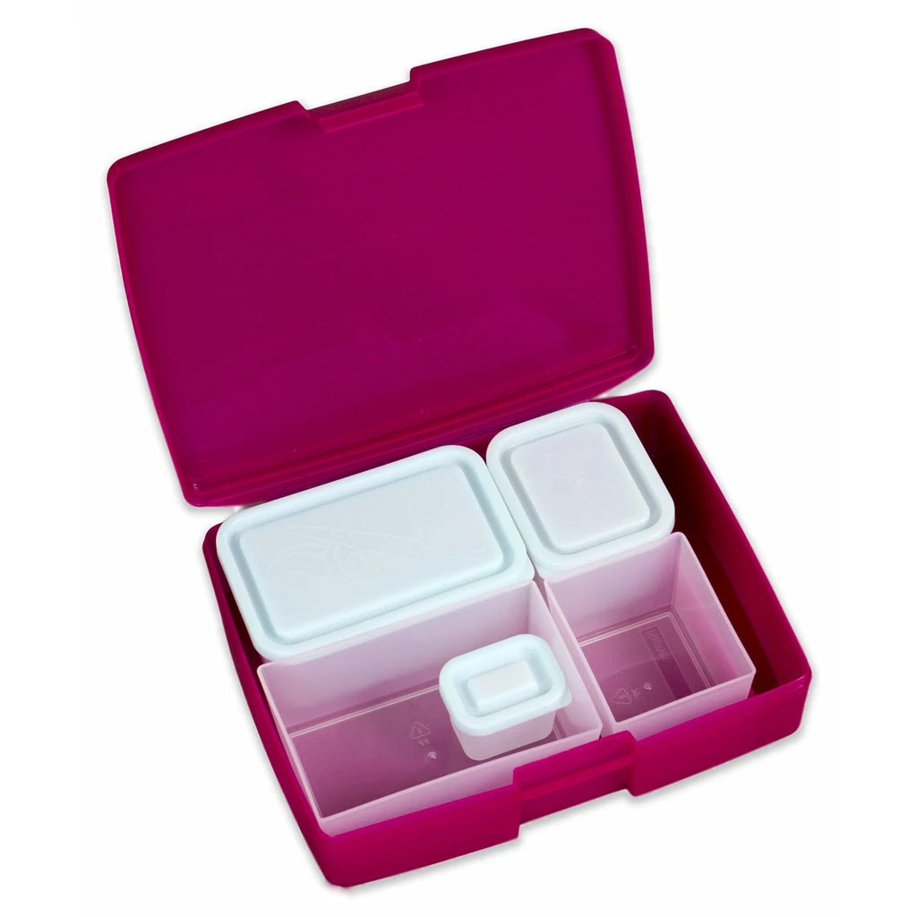 Classic Bento Lunch Box - Raspberry Blue