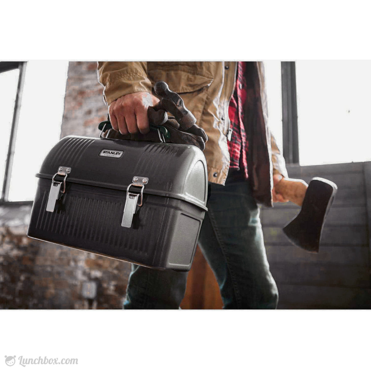 Construction Worker Lunchbox and Thermos