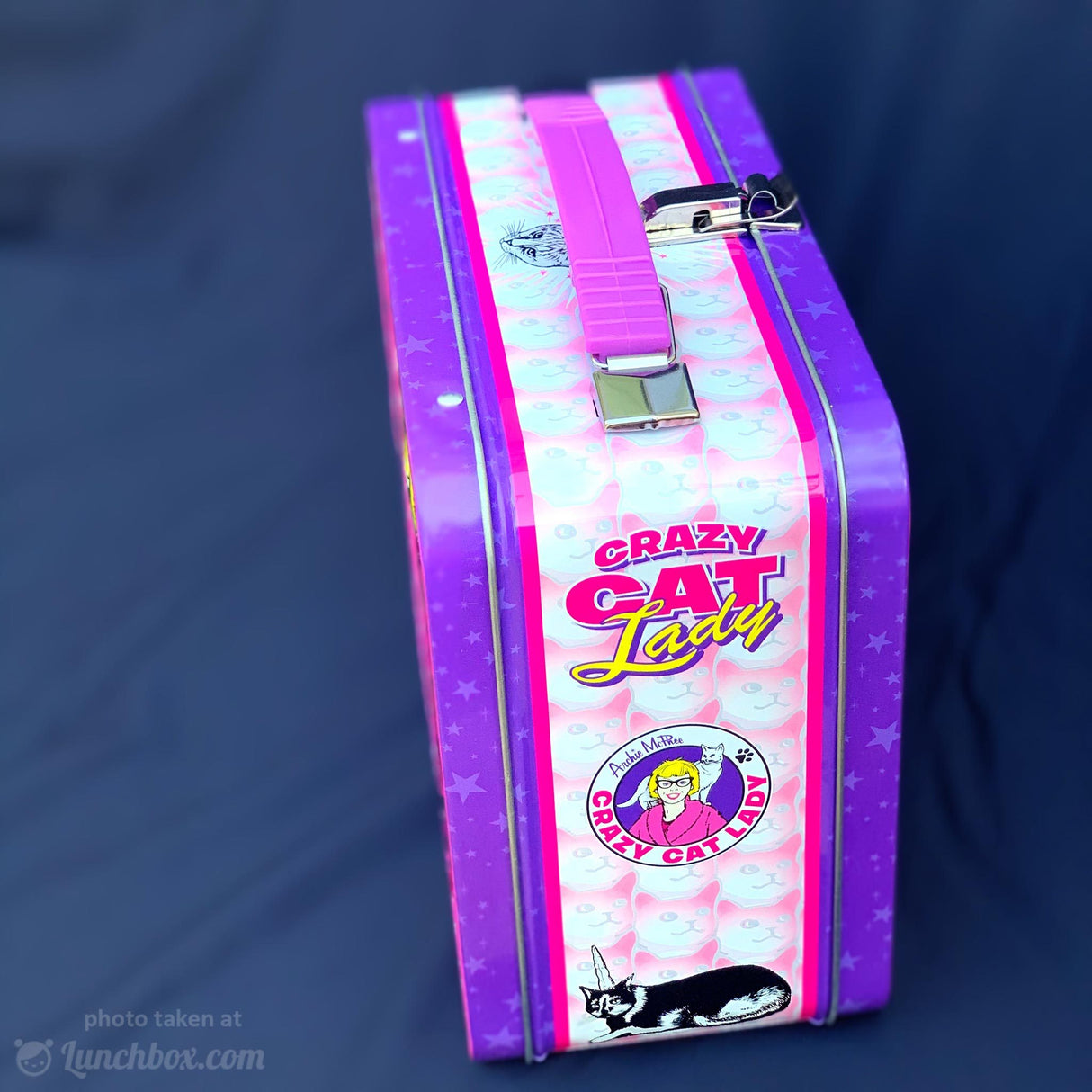 Crazy Cat Lady Metal Lunch Box