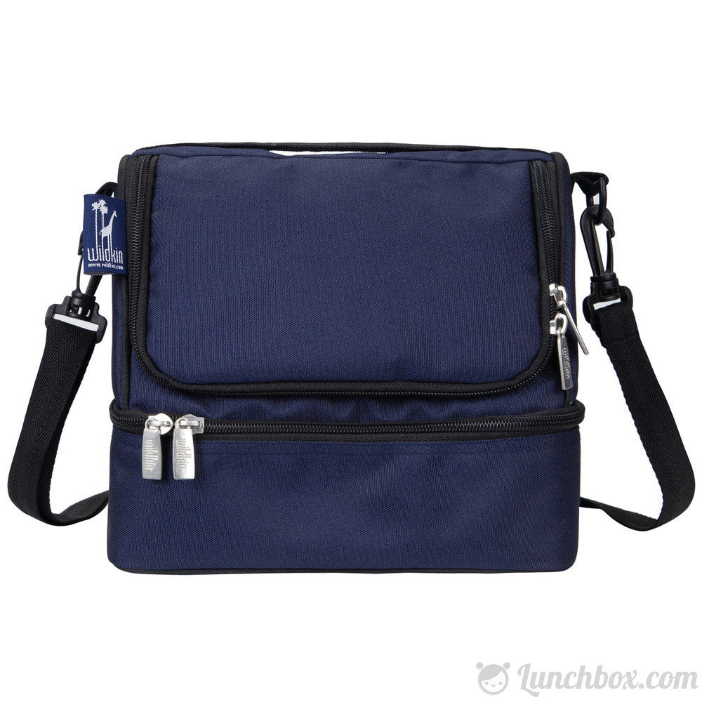 Double Decker Lunch Box - Navy Blue