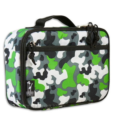 Green Camo Insulated Lunch Box