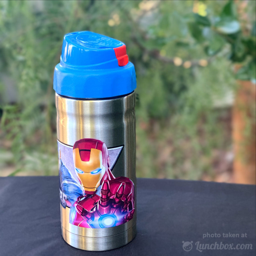 Thermos Superman Man Of Steel Stainless Steel Water Bottle 12oz