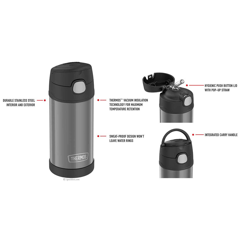 Thermos 16 Oz. Kid's Funtainer Stainless Steel Vacuum Insulated