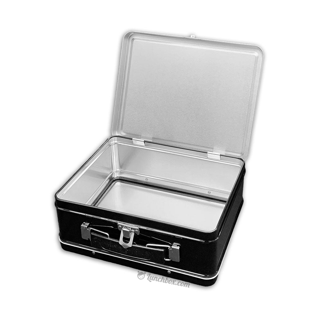 Plain Black Lunchbox