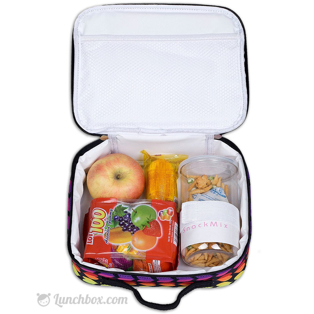 Rainbow Hearts Girls Lunchbox