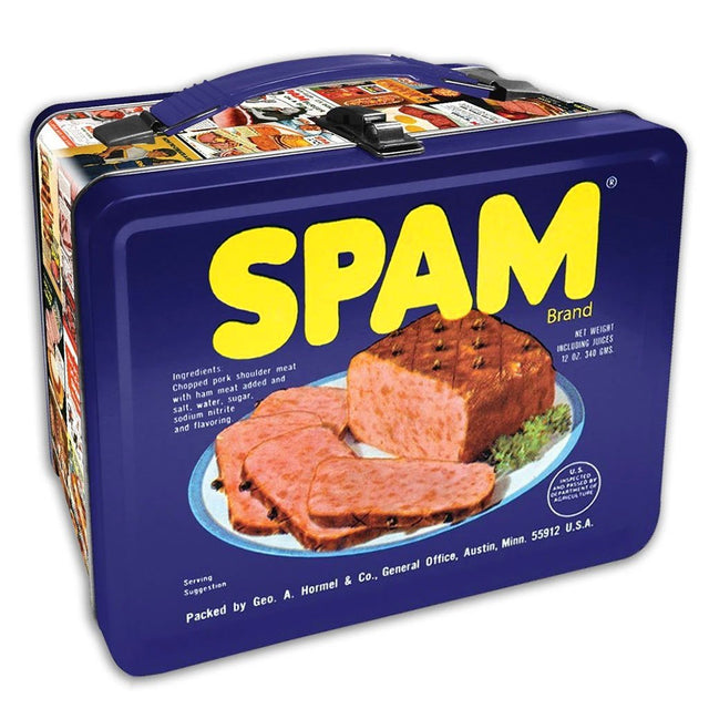 Spam Embossed Lunch Box