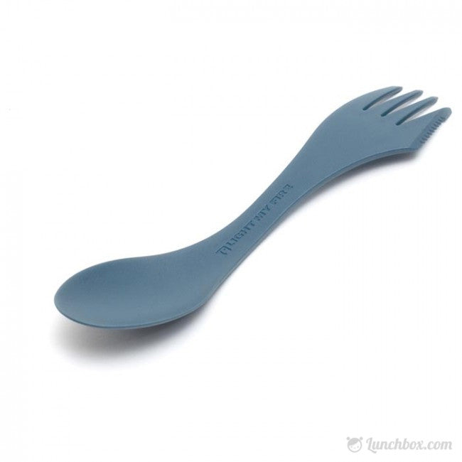 Tritan Spork with Knife - Blue