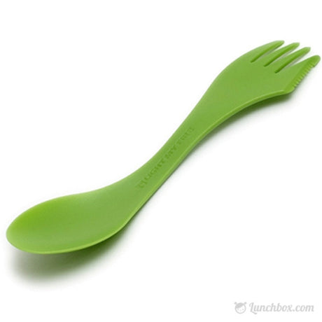 Tritan Spork with Knife - Green