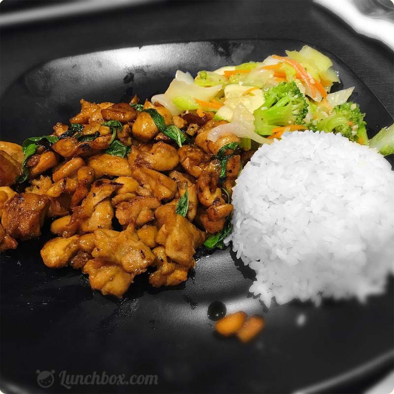 Delicious Chicken Basil Lunch