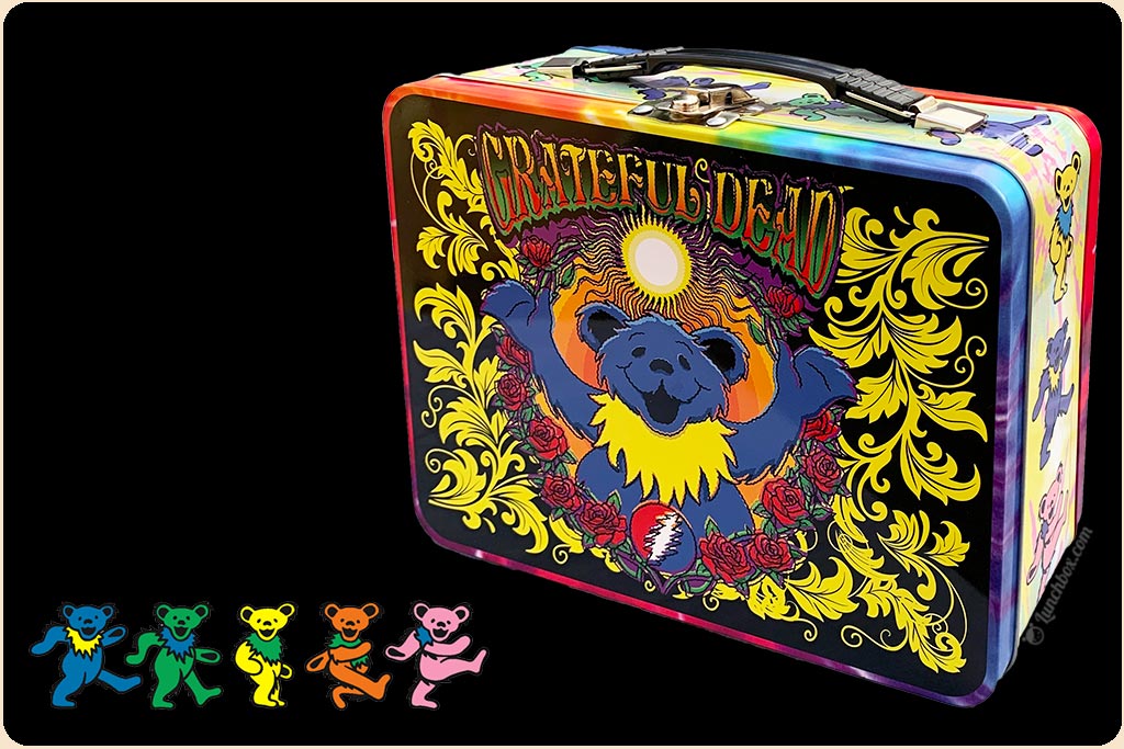 「グレイトフル・デッド」の公式ライセンス商品ヴィンテージ・メタルランチボックス Grateful Dead Lunch Box – Lunchbox.com