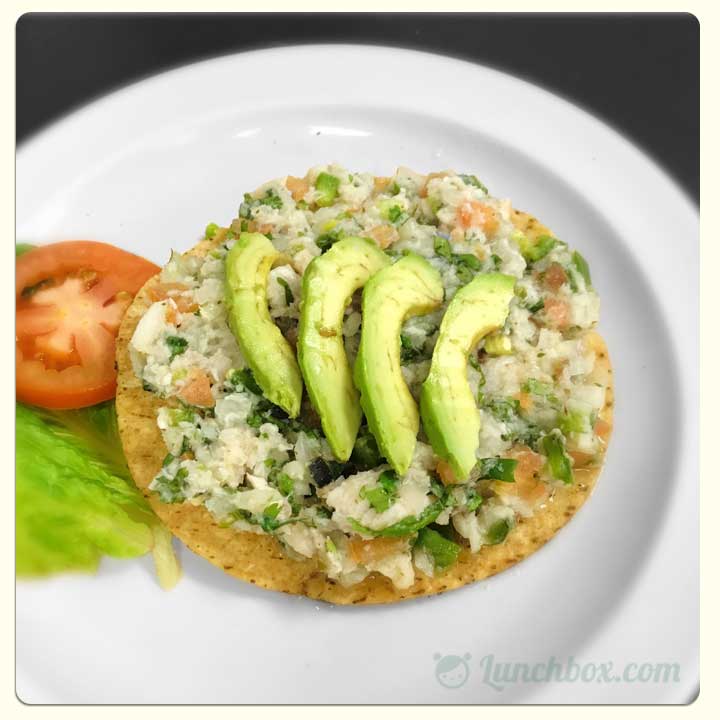 Healthy Ceviche Tostada Lunch | Lunchbox.com