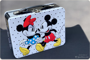 Mickey and Minnie Mouse Embossed Lunch Box