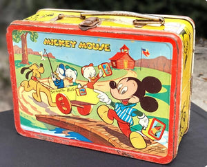 Vintage Mickey Mouse and Donald Duck Lunch Box