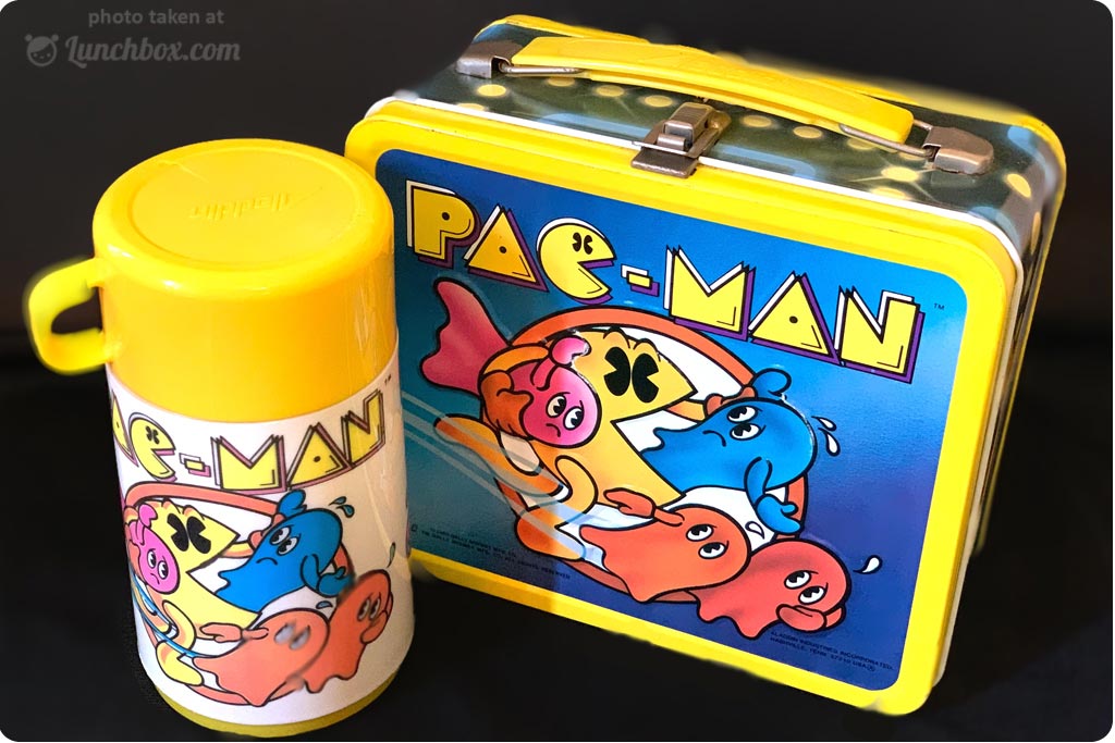 Pac-Man Lunch Box with Thermos Bottle –