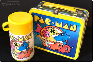 Pac-Man Lunch Box with Thermos Bottle