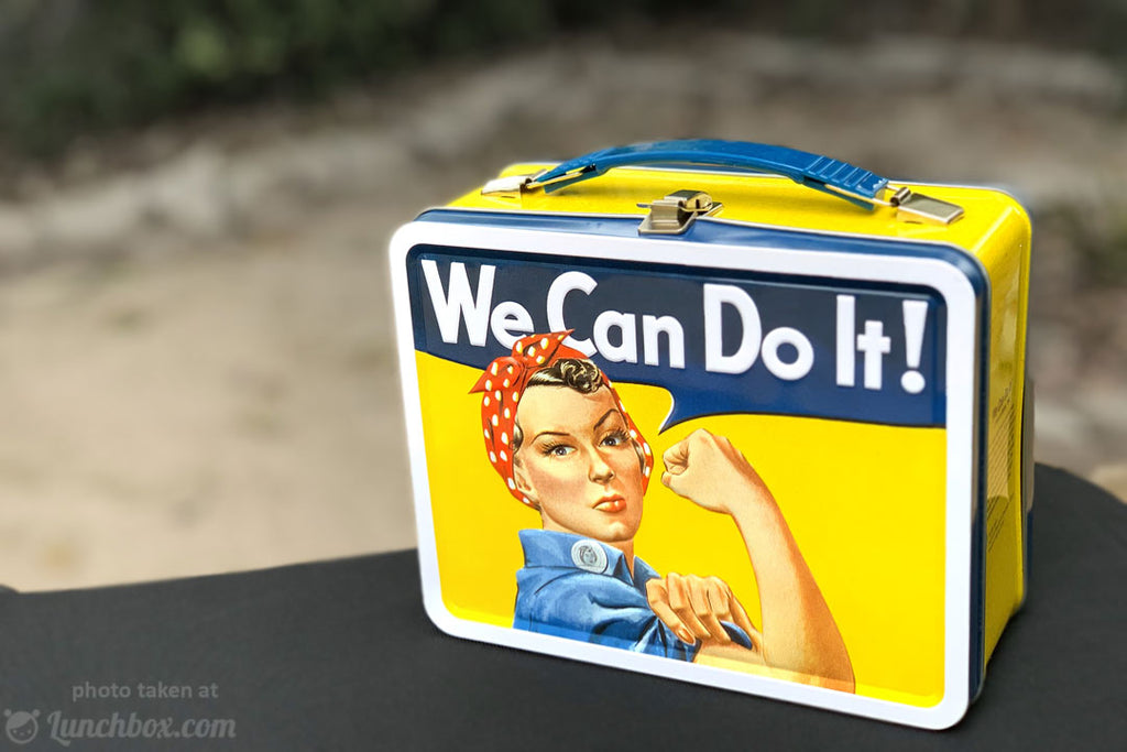 Rosie the Riveter Metal Lunch Box