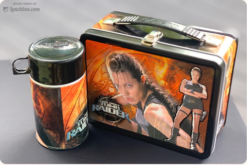 Tomb Raider Lunch Box with Thermos Bottle