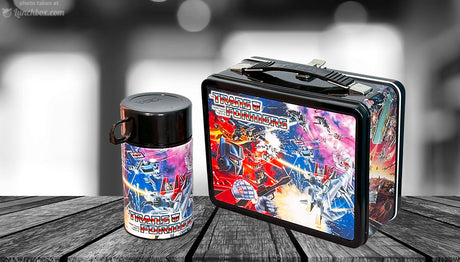 Transformers Lunch Box with Thermos Bottle