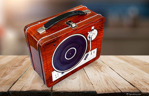 Turntable Metal Lunch Box
