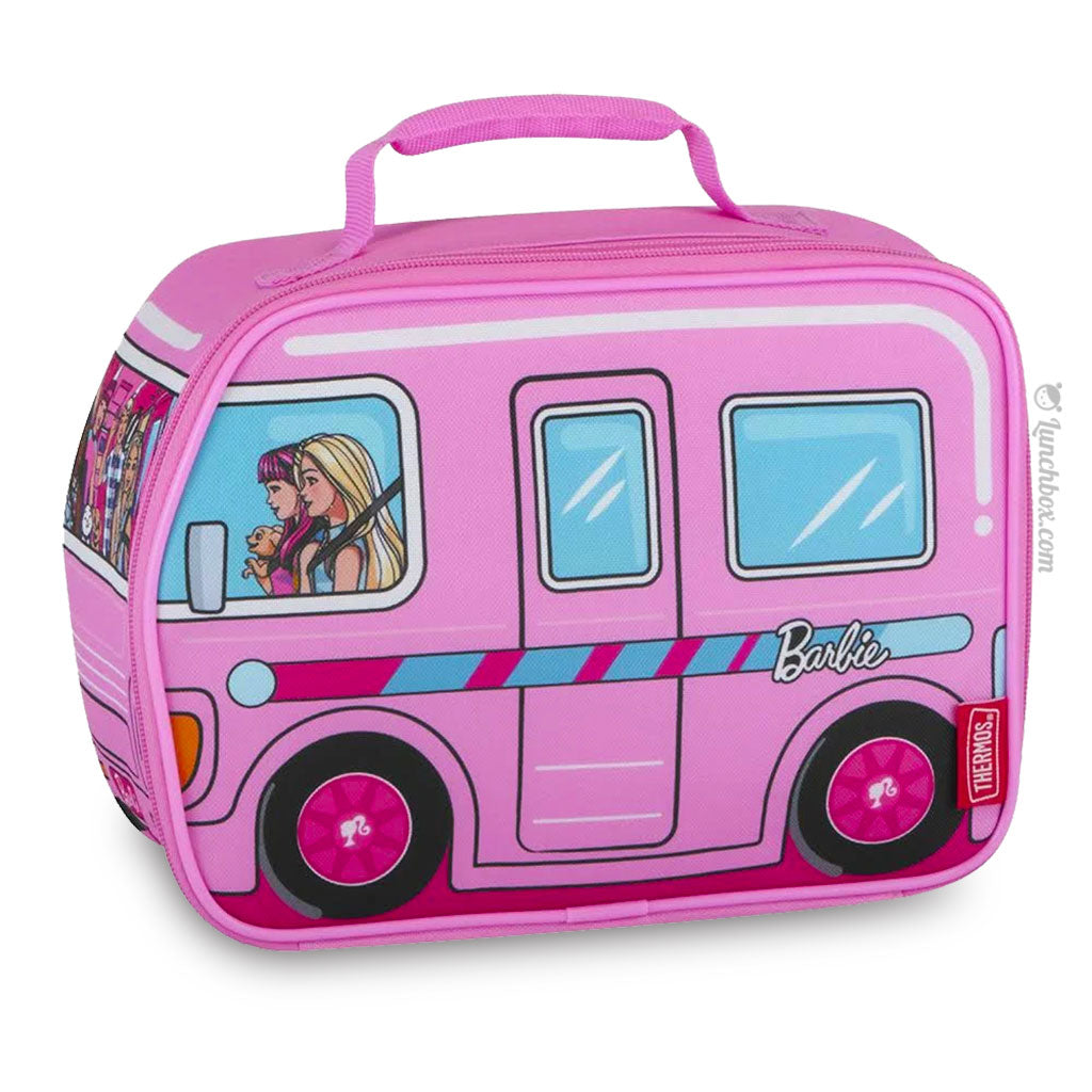 Barbie Lunch Box & Thermos New Pink and White 