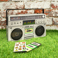 Boombox Metal Lunchbox