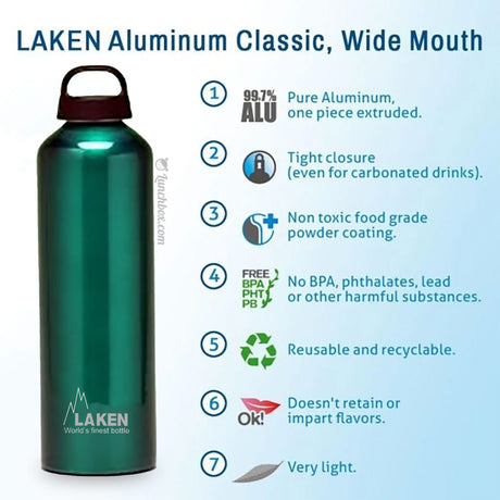 Laken 750ml Classic Water Bottle