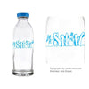 Let It Snow Glass Water Bottle