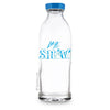 Let It Snow Glass Water Bottle