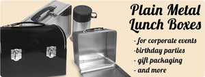 Plain Metal Lunch Boxes