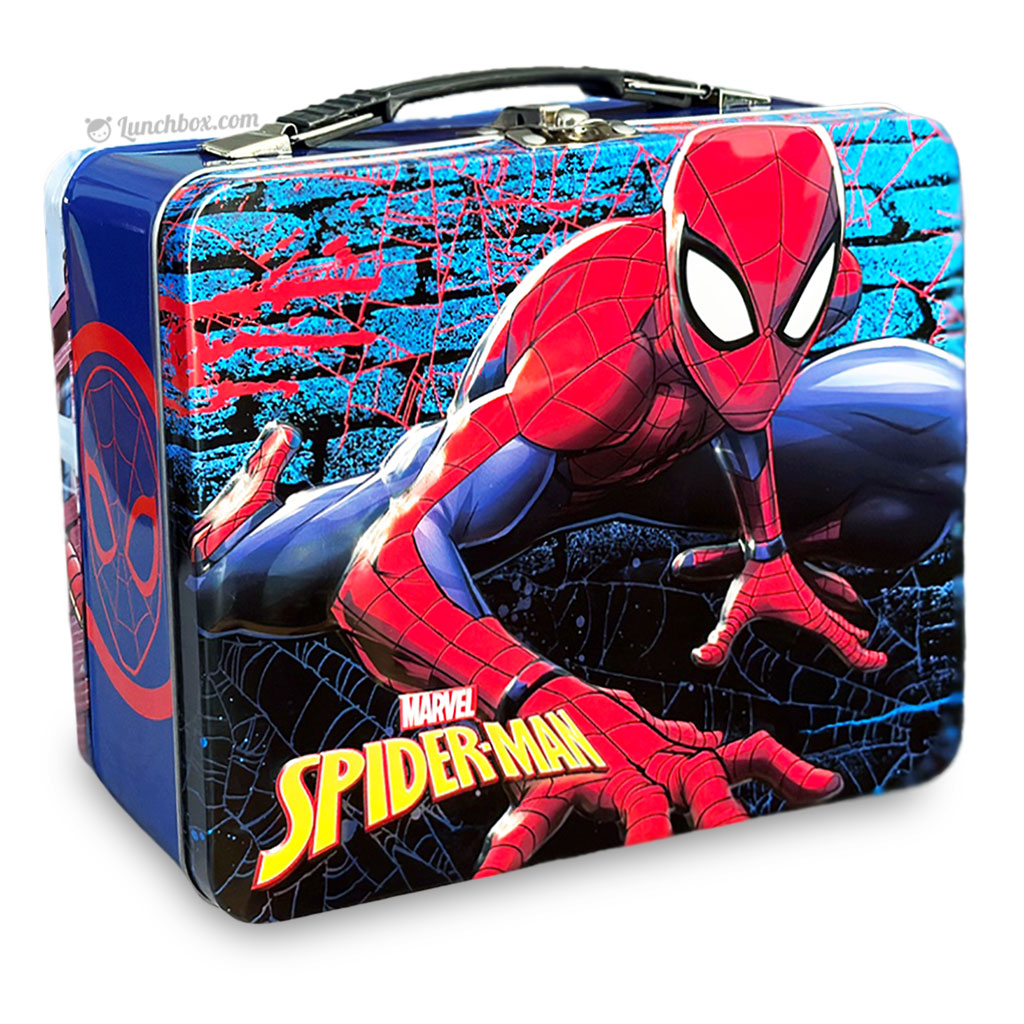 Spider Man Metal Lunch Box Lunchbox