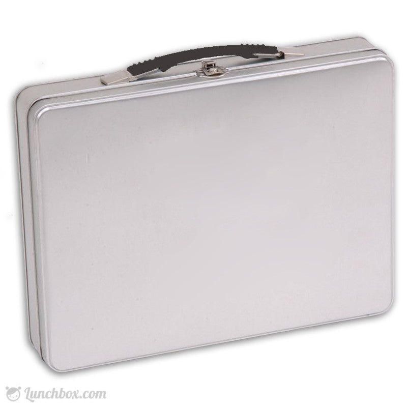 Sleek Metal Lunch Box with Carrying Handle
