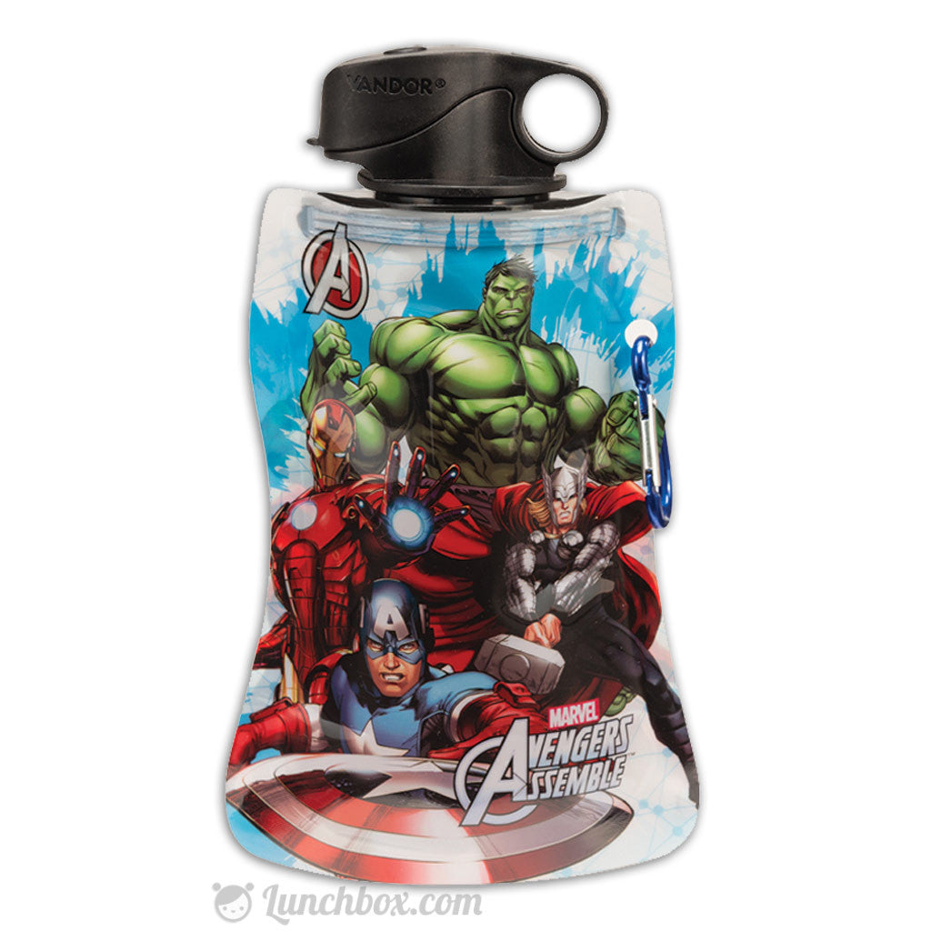 Marvel Avengers Assemble 12 oz Collapsible Water Bottle