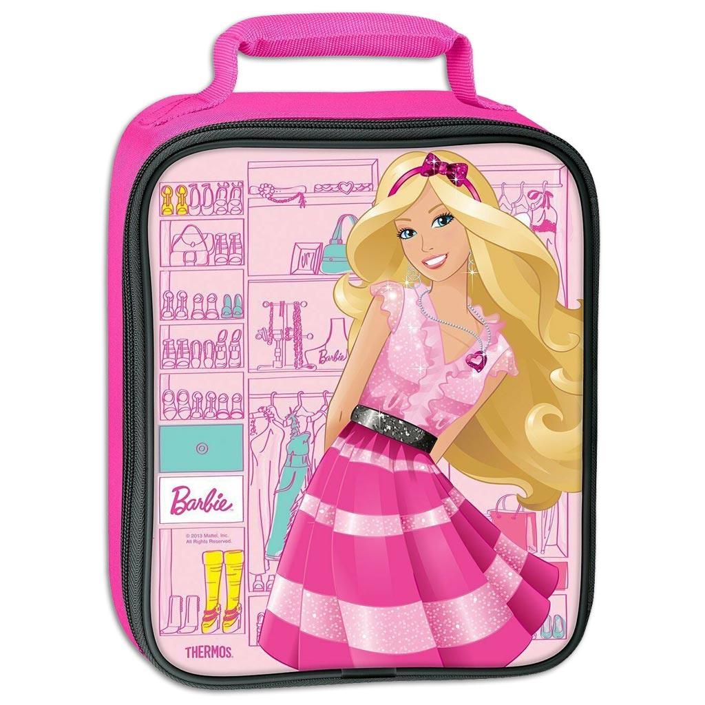 Barbie Childrens/Kids I Believe Lunch Box Set Pink (One Size)