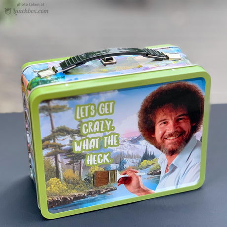 Bob Ross Embossed Lunch Box