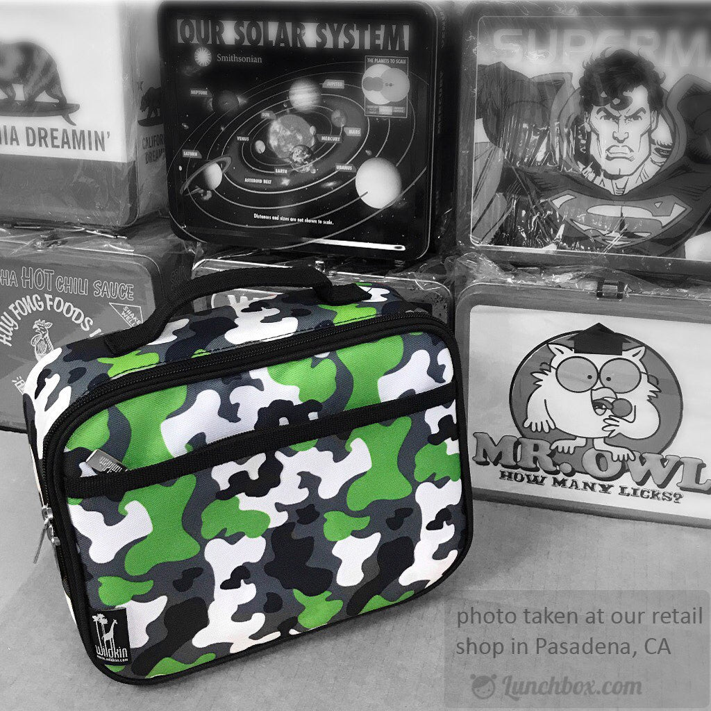 Camo Monogram Nylon Gumdrop Lunch Box – Just The Thing Shop