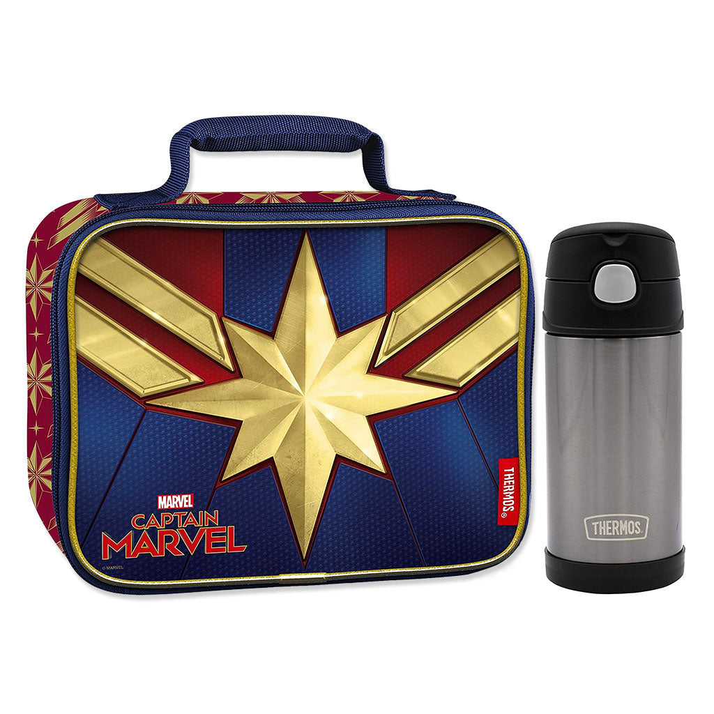 Wonder Woman Lunch Box with Thermos Bottle