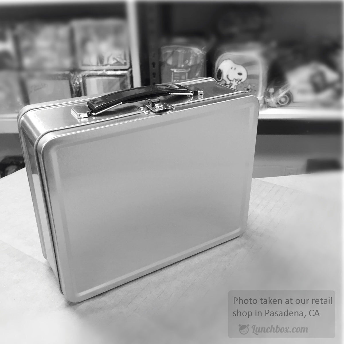 Medium Plain Metal Lunch Box