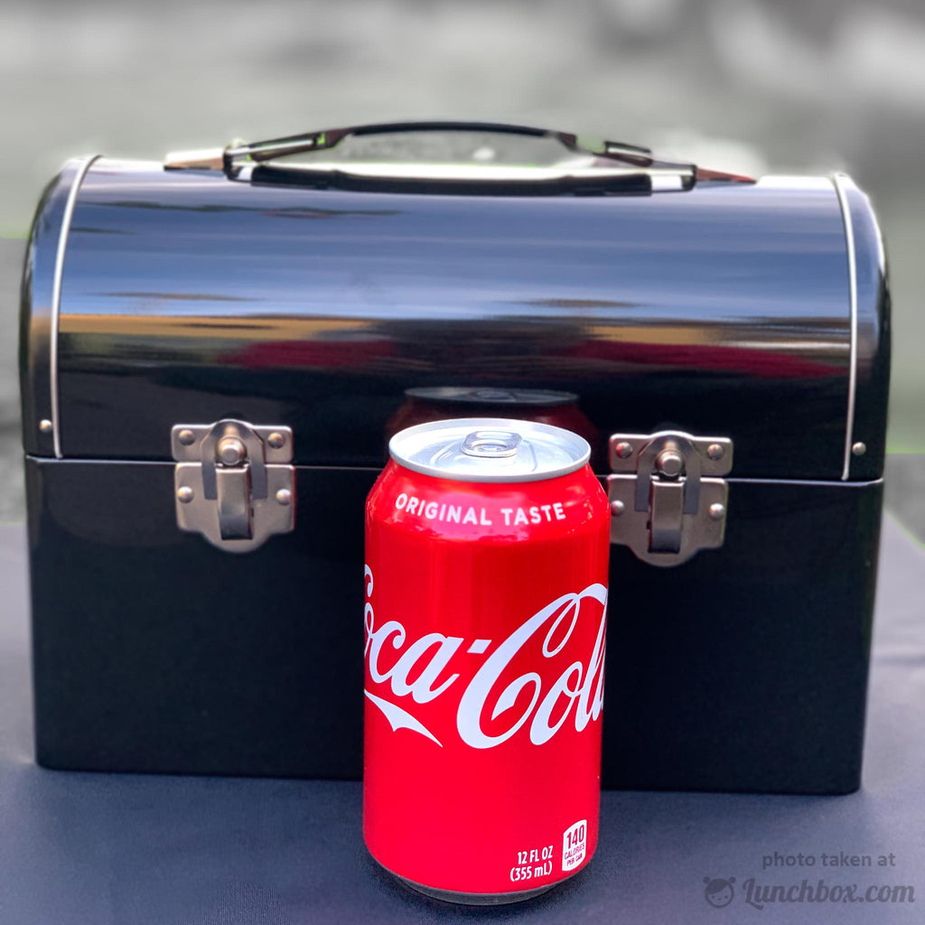 Plain Metal Dome Lunch Box - Silver