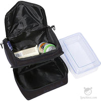 Double Decker Lunchbox - Diamond Weave Black 
