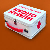Human Organ Transport Tin Lunch Box